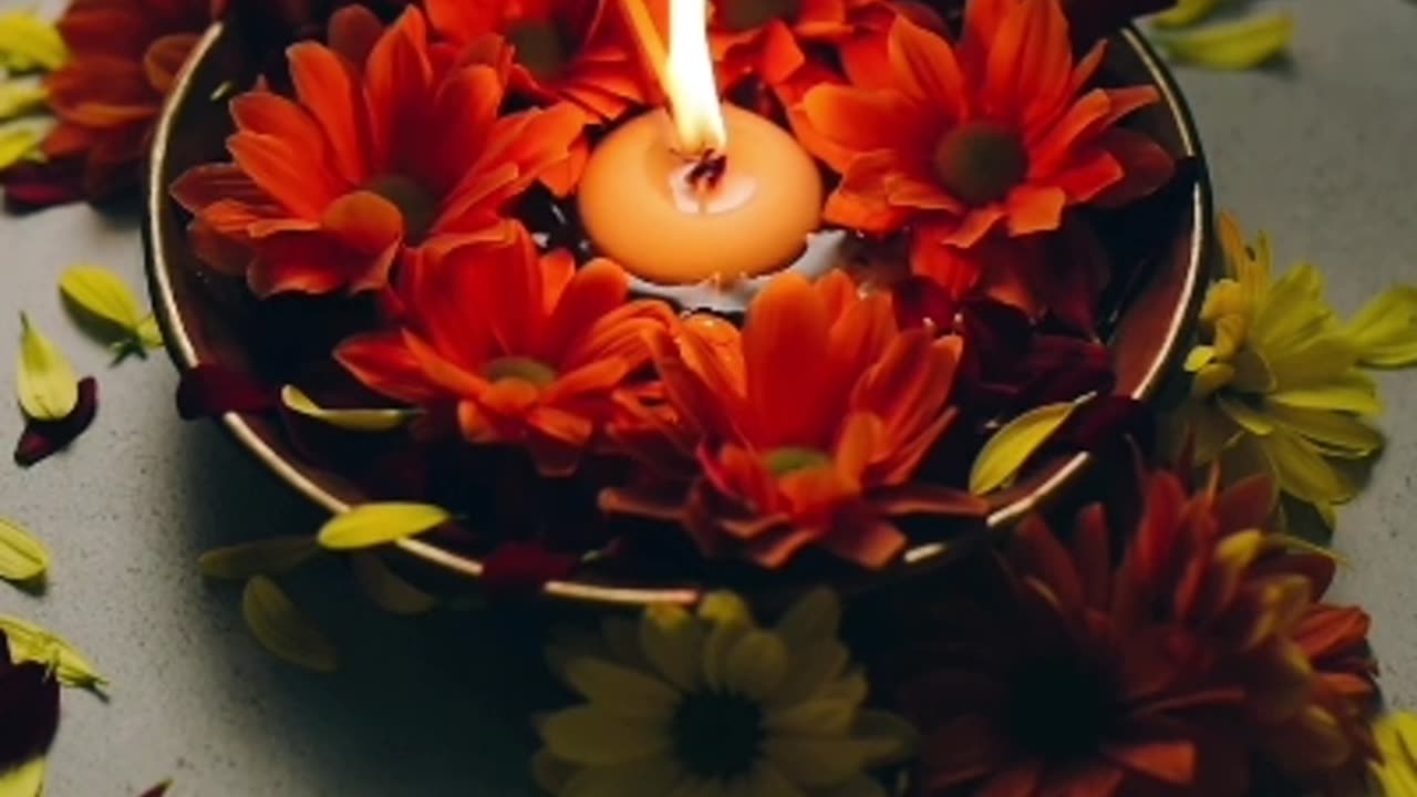 Burning Candle Short Clip