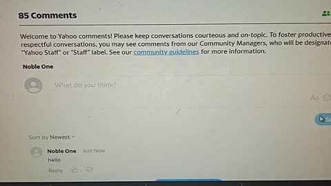 What ? Yahoo remove my comments?