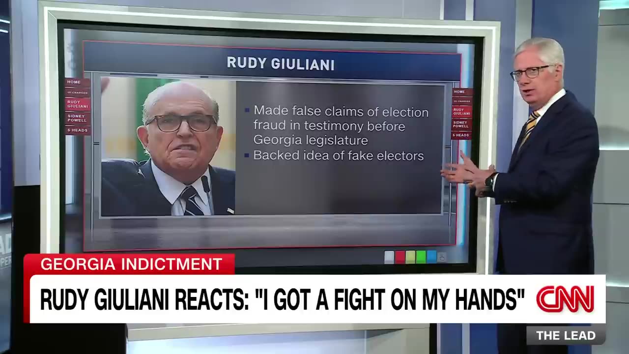 Giuliani says he's 'more excited' now after being indicted. Hear why