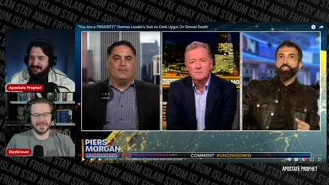 Mosab Hassan Yousef vs Cenk Uygur on Piers Morgan _ David Wood & AP React