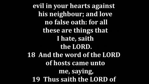 Zechariah 8 King James version