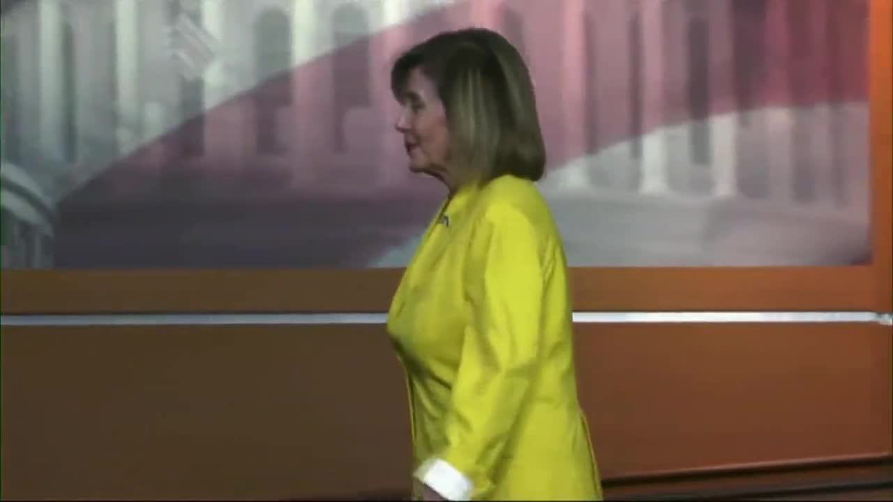 Nancy Pelosi Runs Away Like A Scared Little Girl Over A Simple Question About Insider Trading