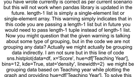 Seaborn futurewarning caused by pandas dataframe