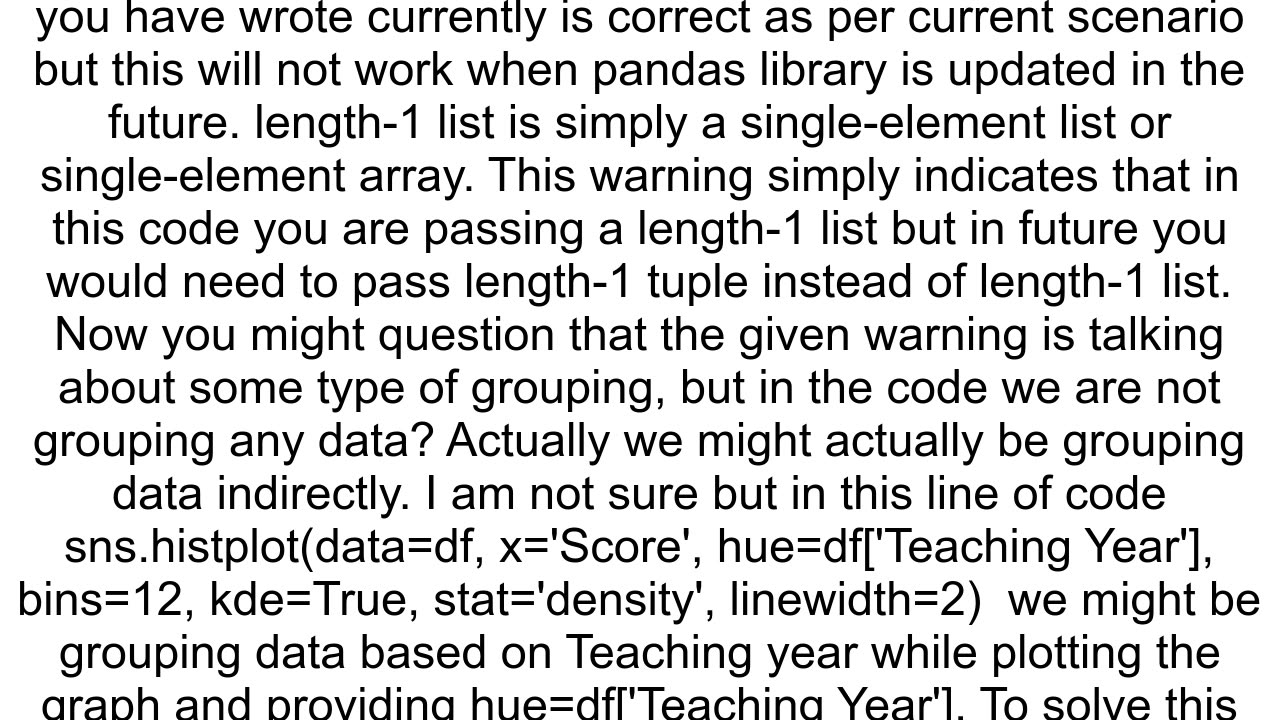 Seaborn futurewarning caused by pandas dataframe