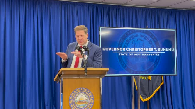 Gov. Sununu Talks COVID-19 Contact Tracing