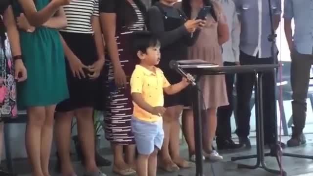 When you thought this kid would mess around but has God given Talent
