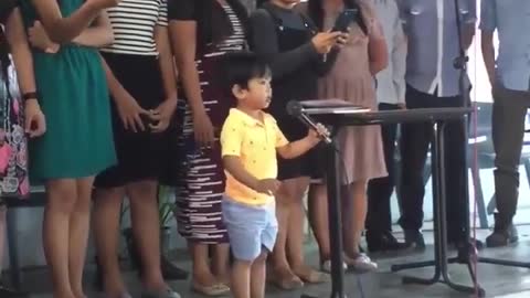 When you thought this kid would mess around but has God given Talent