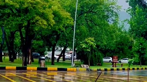 Rain start in Islamabad