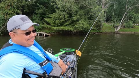 Kayak Fishing Copake Lake NY