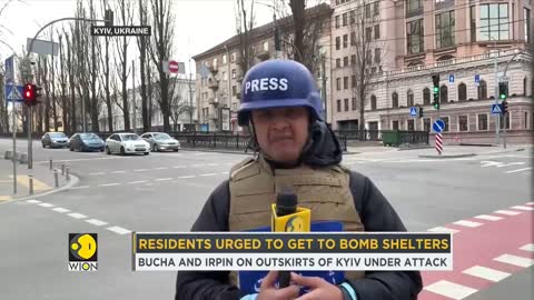 Air raid alert sounded in Kyiv, civilians urged to go to bomb shelters _ WION Gr