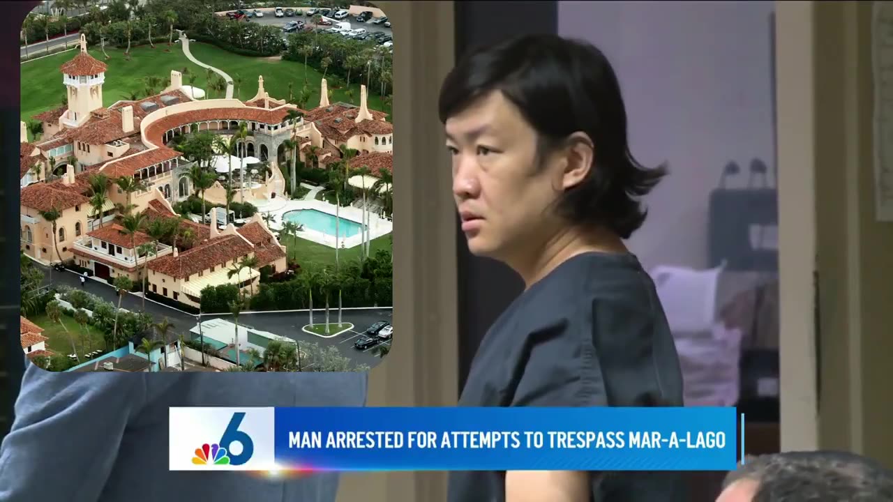 The same Chinese national from California who was arrested in July for attempting to trespass