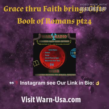 #Grace thru #Faith brings #Gifts Book of #Romans pt24 @warnradio on Sound the Shofar