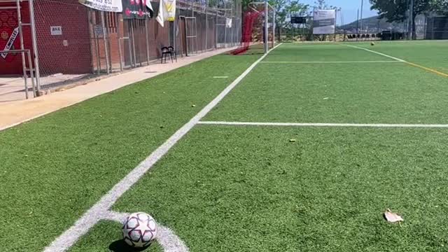 Corner rabona football soccer sport paellero