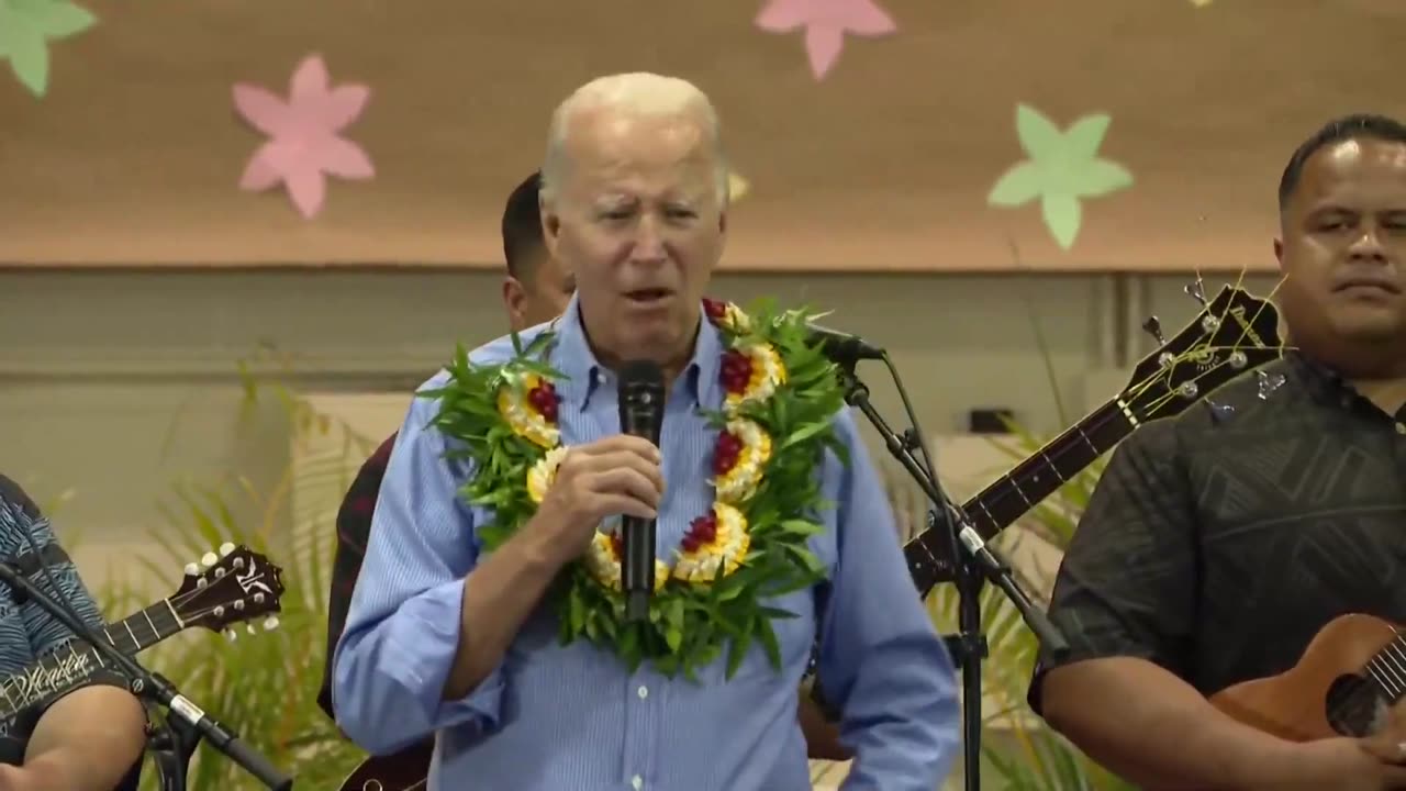 Biden tells Maui wildfire victims an invented story