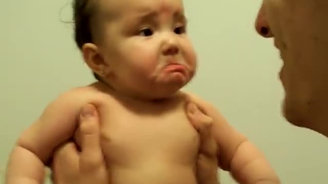 Baby funny look