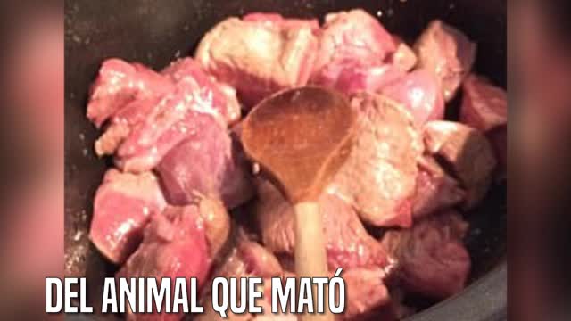 A esta mamá no le tiembla el pulso para cazar animales salvajes