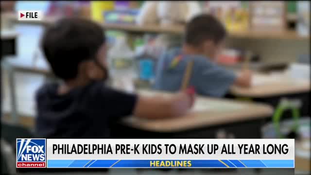 Child Abuse: Pre-K Students Are Required Mask up ALL YEAR LONG in Philadelphia Schools