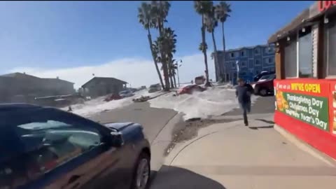 California Rough Waves Caused By Pacific Storm Send 8 People To Hospitals