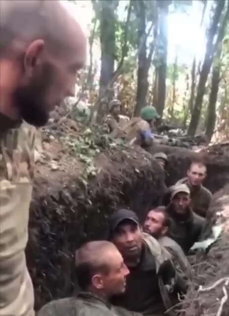 Starting Off the Morning with Surrender of a Large Group of Russians