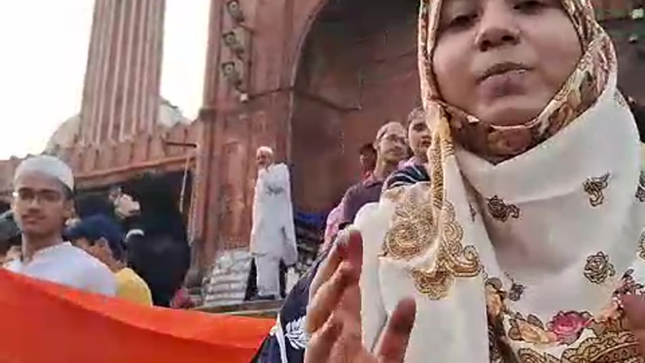 Chandrayan 3 Successful celebration at Delhi Jama Masjid