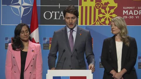 PM Justin Trudeau speaks with reporters in Madrid as NATO summit concludes – June 30, 2022