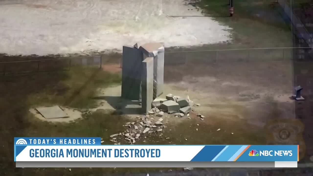 Georgia Guidestones Monument Destroyed In Predawn Bombing