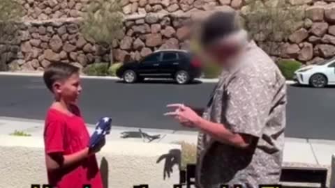 Veteran helps a Young Man