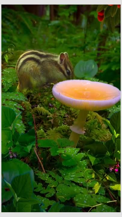 Cute squirrel 4k video