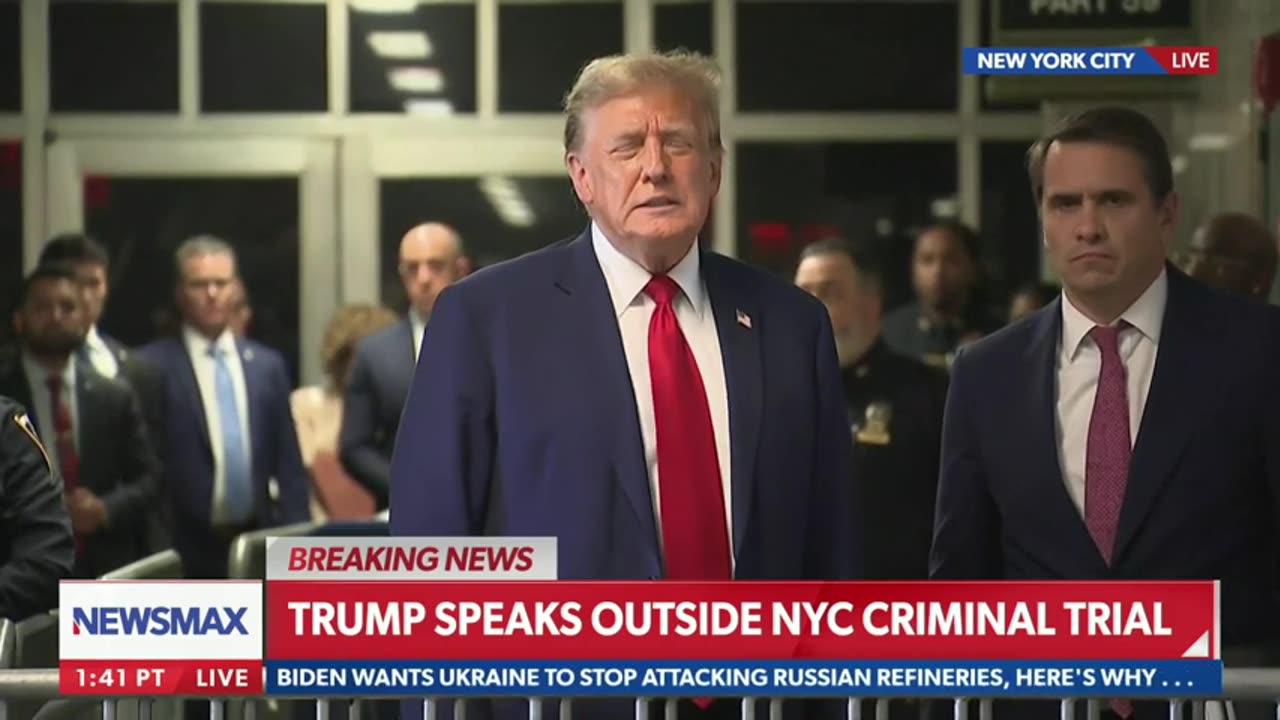 Newsmax - Trump: Judge will not let me go to Barron's graduation