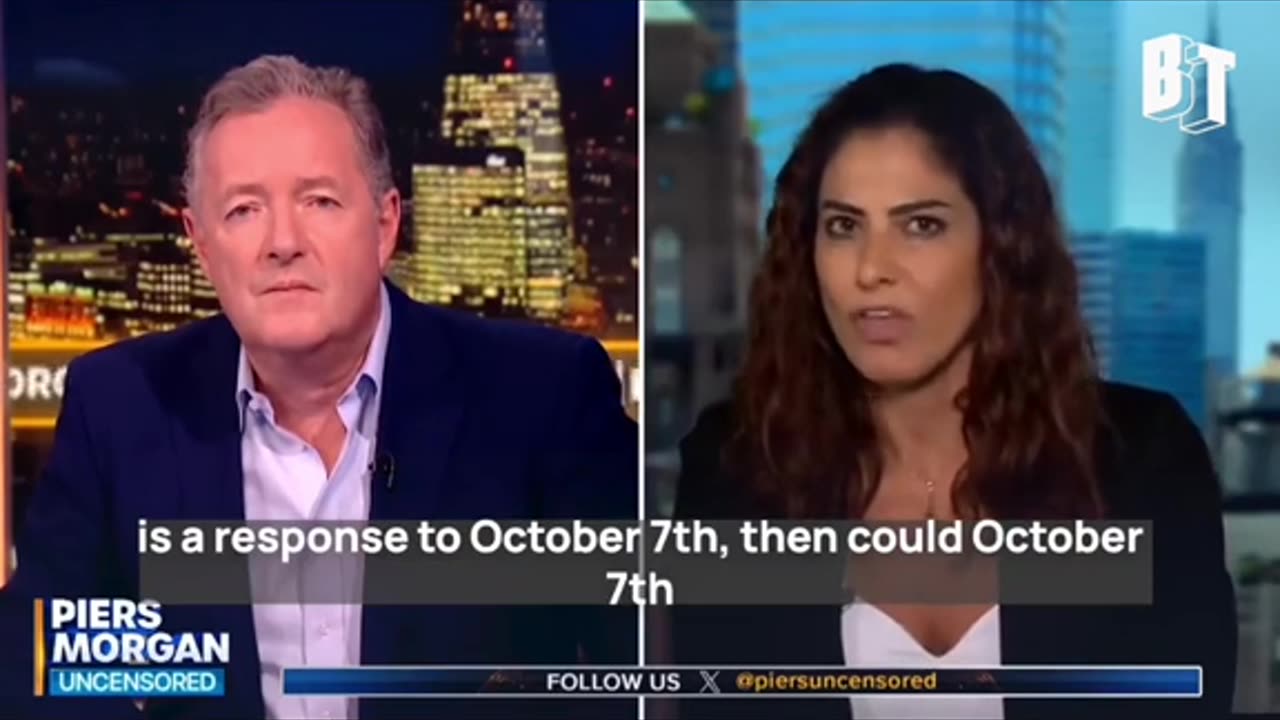 Lebanese-American journalist Rania Khalek dismantles Piers Morgan and his Zionist guests,