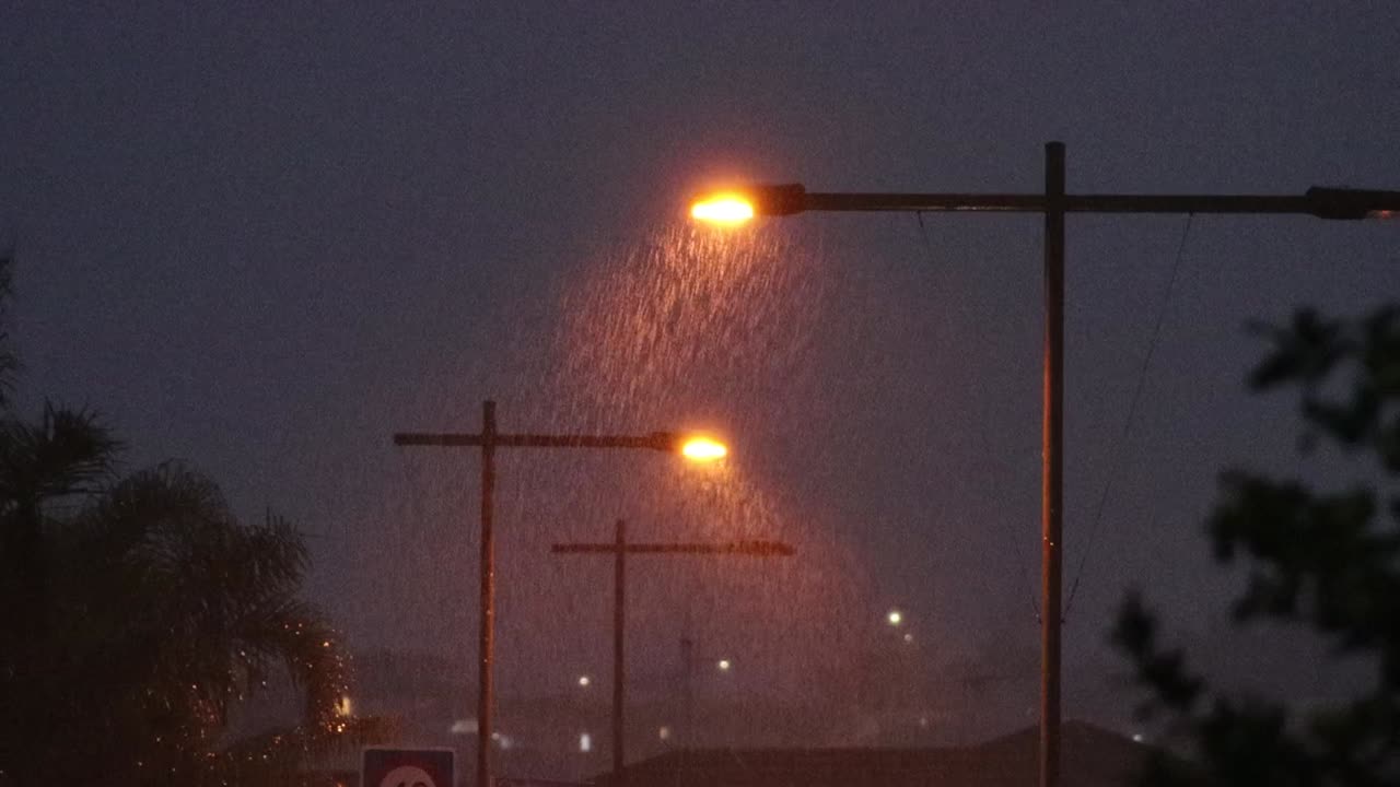 Raining