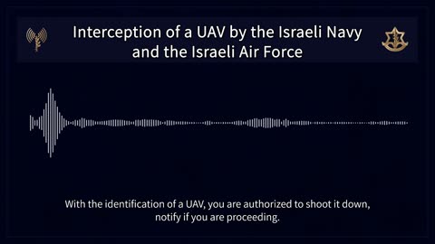 Attached are radio communications from the moments of a UAV interception