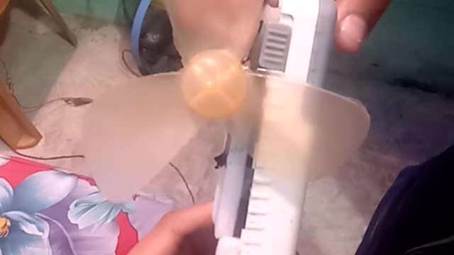Light to fan