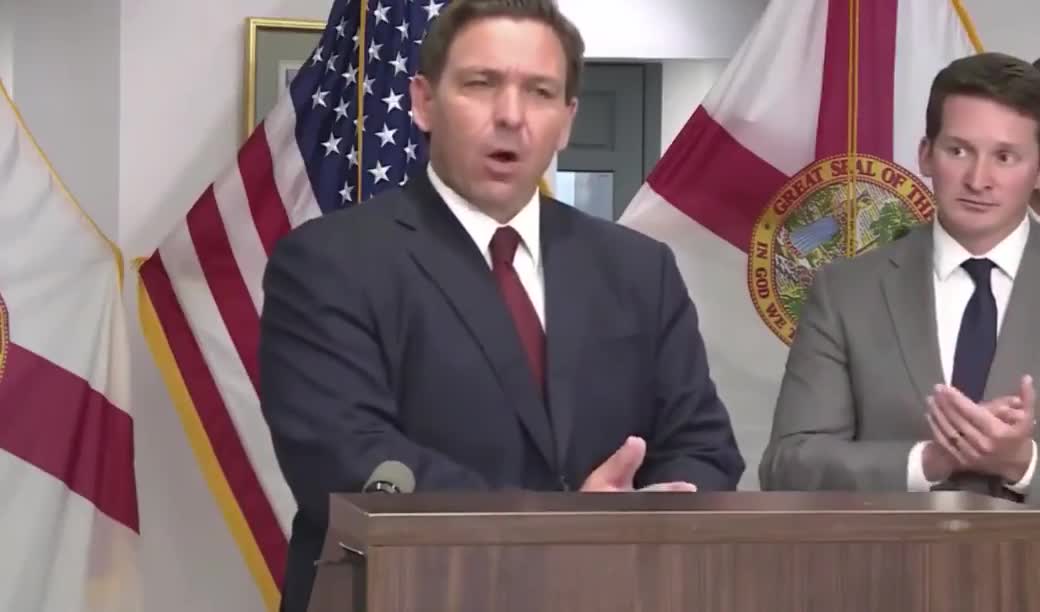 Governor Ron DeSantis to joe biden...8-4-2021