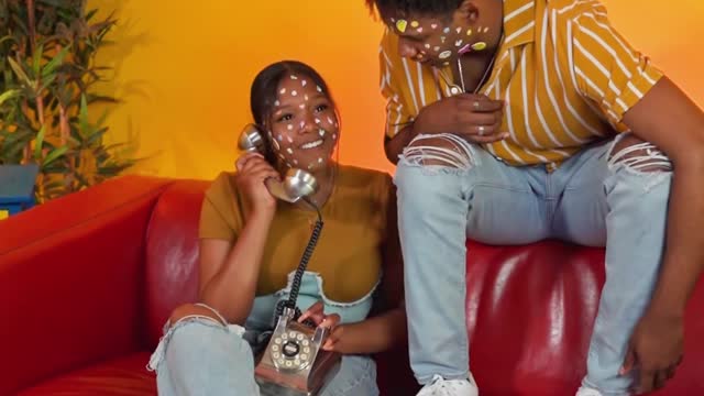 A Woman on a Phone Call