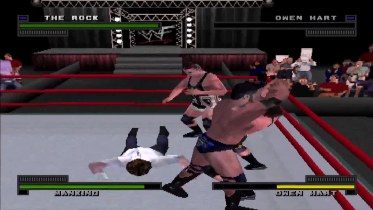 WWF Attitude PS1: Tornado match #4