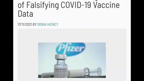 Did Pfizer Falsify Covid 19 Data?