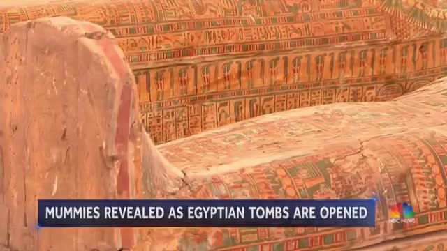 Egypt opens Ancient coffins perfectly preseved mummies