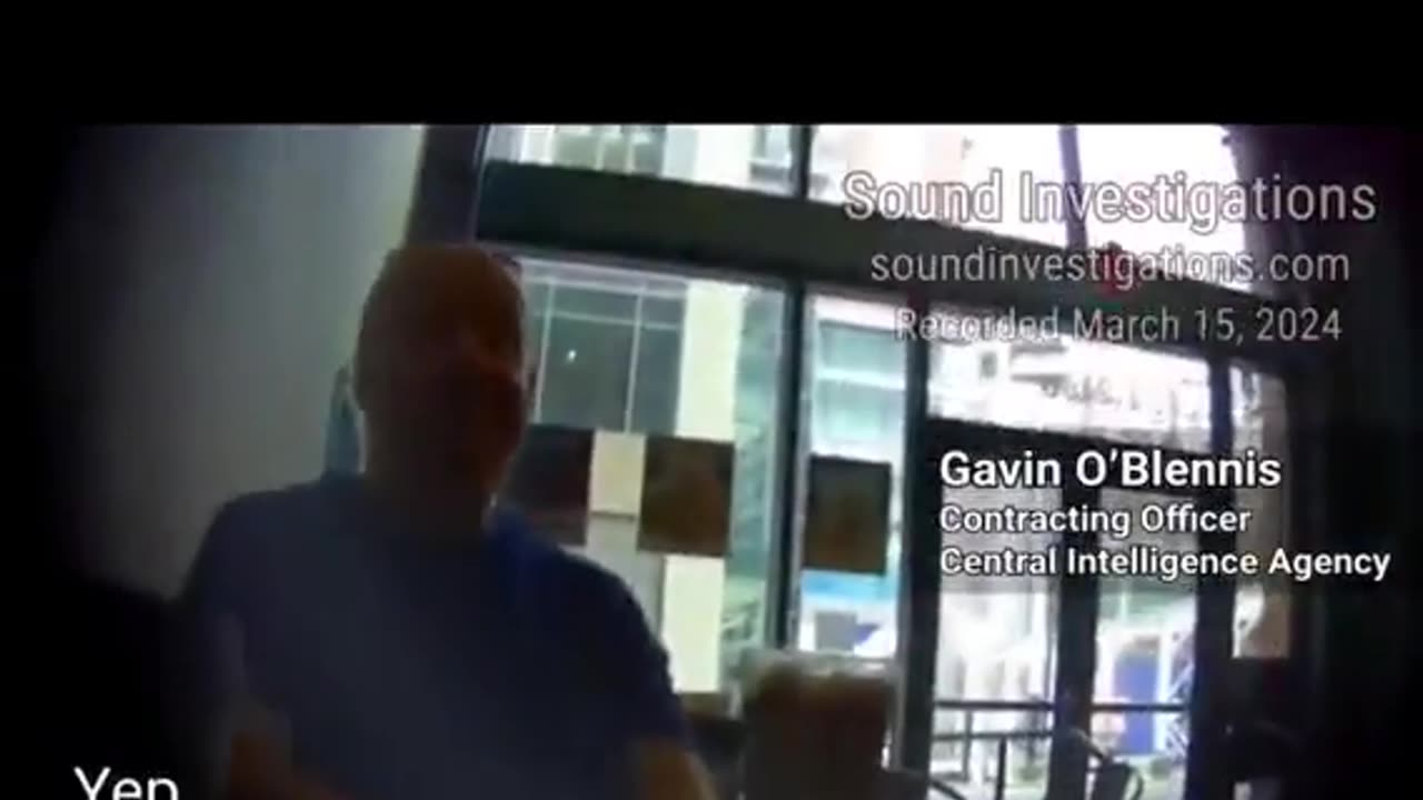 CIA's Gavin O'Blennis Admits Setting People Up On Hidden Cam