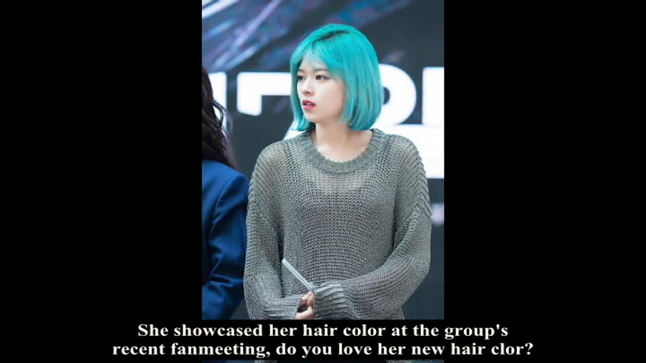 This TWICE Member Looks Absolutely Stunning With Green Hair!