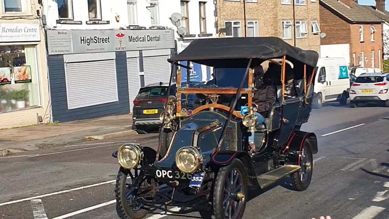 London to Brighton Veteran Car Run 05.11.2023. Vid072 #veterancarrun