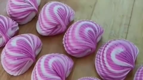 Colored shell buns, you just have to try to cook them 😋😍