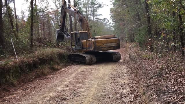 Digging a Driveway on Raw Land