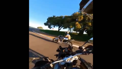 Police Chase Ends With Bodyslam