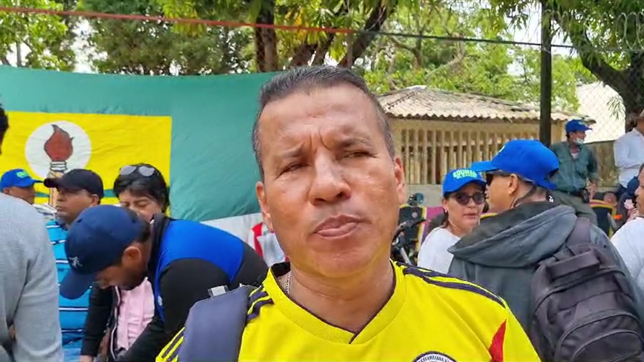 El Peñon, Bolívar se une a protesta en favor de reformas del Gobierno Petro