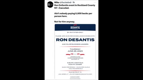 Rino Ron Event Cancelled