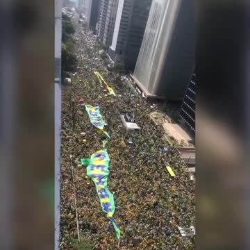 SÃO PAULO Biggest pro-Bolsonaro and anti Brazilian Supreme Court Manifestation -
