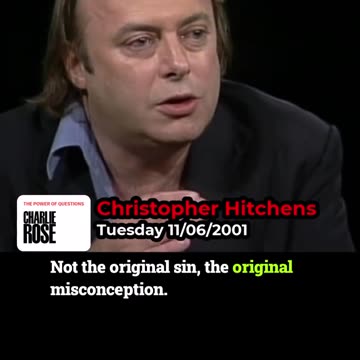 Christopher Hitchens 2001 interview with Charlie Rose on Israel