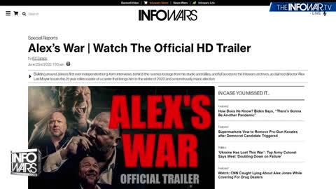 BREAKING: New Alex Jones Documentary Panics Globalists