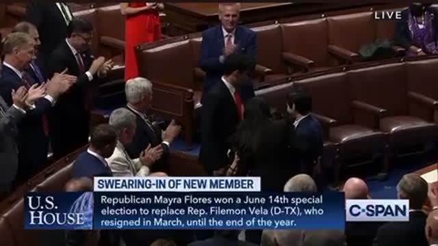 Texas Rep Maya Flores Sworn Into Congress!